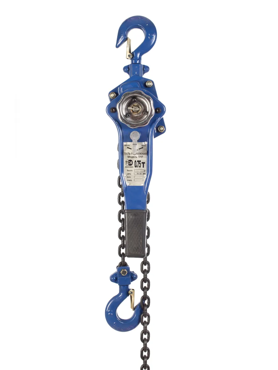 Таль ручная рычажная HSH  0,75 тн Н= 3м FORCE LIFTING
