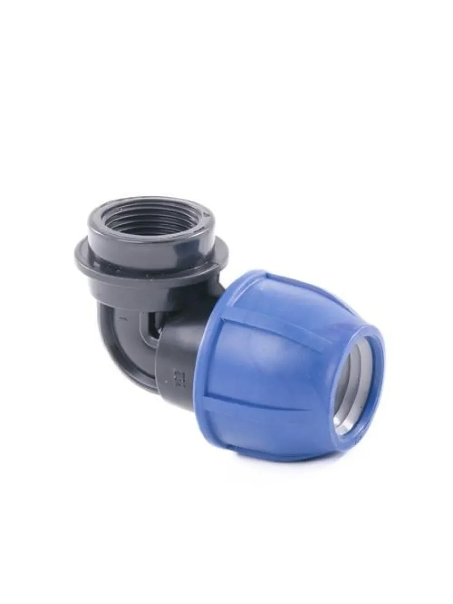 Отвод компрессионный, внутренняя резьба d 25х1/2" PN16