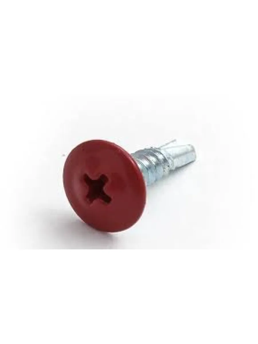 Саморезы с п/ш сверло 4,2х75 3005 красное вино (упаковка 250шт.)